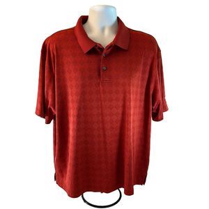 PGA Tour Red Short Sleeve Shirt XXL 2XL